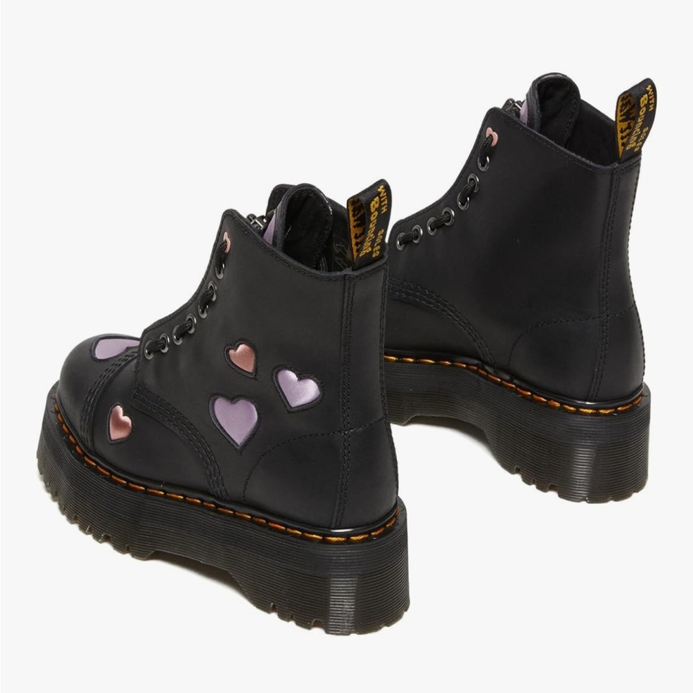 Dr. Martens Sinclair Leather Heart Platform Women’s size 9 NEW!!! - Picture 5 of 8